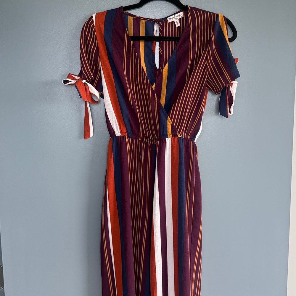 Striped jumpsuit NWOT